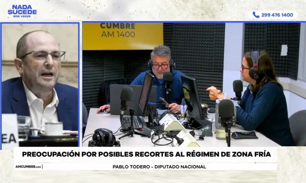 El legislador nacional realizó declaraciones en el programa "Nada sucede dos veces", por AM Cumbre 1400. Foto: captura de video Cumbre Stream.