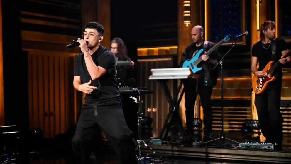 Trueno llevó el sonido de La Boca al The Tonight Show de Jimmy Fallon.