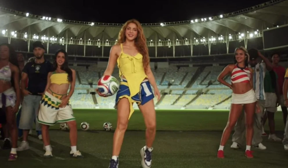 Shakira volverá a ser la voz del Mundial una vez más. Foto: Captura de pantalla