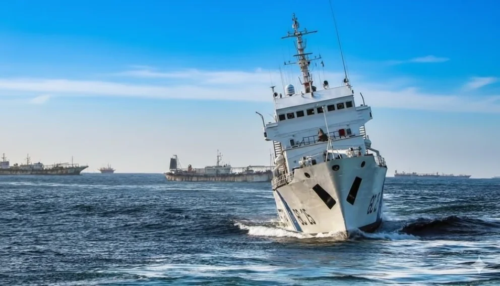 Un fuerte temporal se prevé para las próximas horas en alta mar y puede llegar a las costas patagónicas. Foto: NA