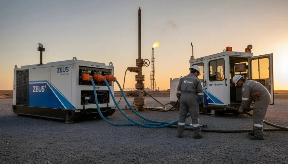El set eléctrico Zeus marcará un hito tecnológico en la operación de fractura hidráulica en la cuenca neuquina.