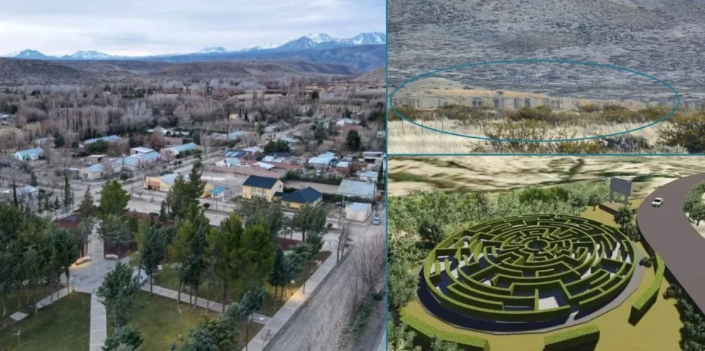 Taquimilán, el pueblo de la "Ciudad encantada", ve cómo crecen las especies que conformarán el laberinto vegetal. Foto: archivo/Neuquén Informa