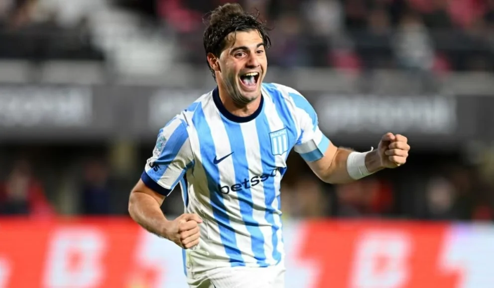 Santiago Sosa fue el héroe de la "Academia" ante Estudiantes. Foto: LA NACION