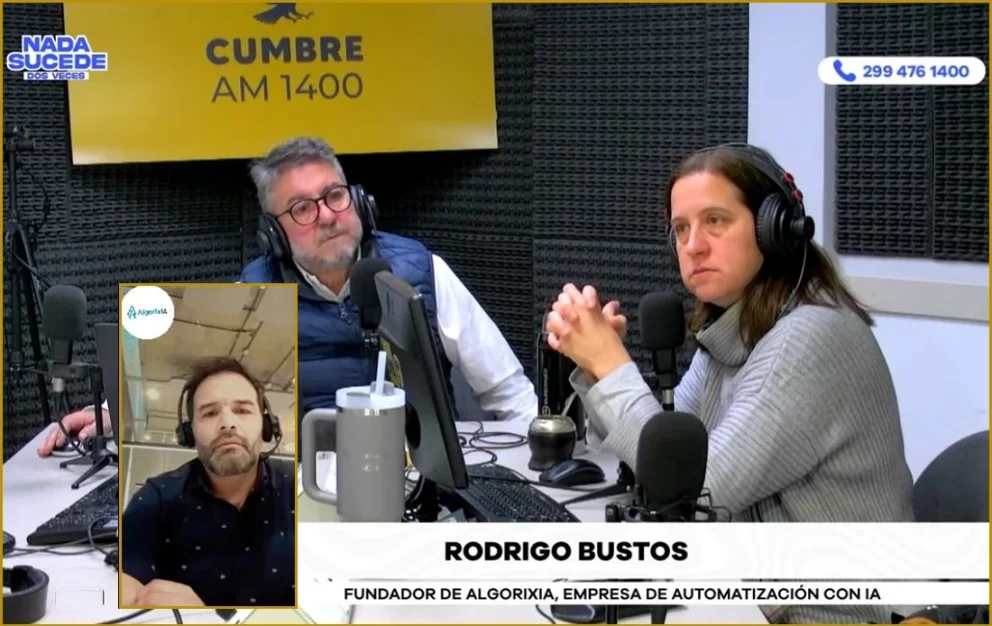 El especialista Rodrigo Bustos realizó declaraciones al programa "Nada sucede dos veces", por AM Cumbre 1400. Foto: captura video Cumbre Stream