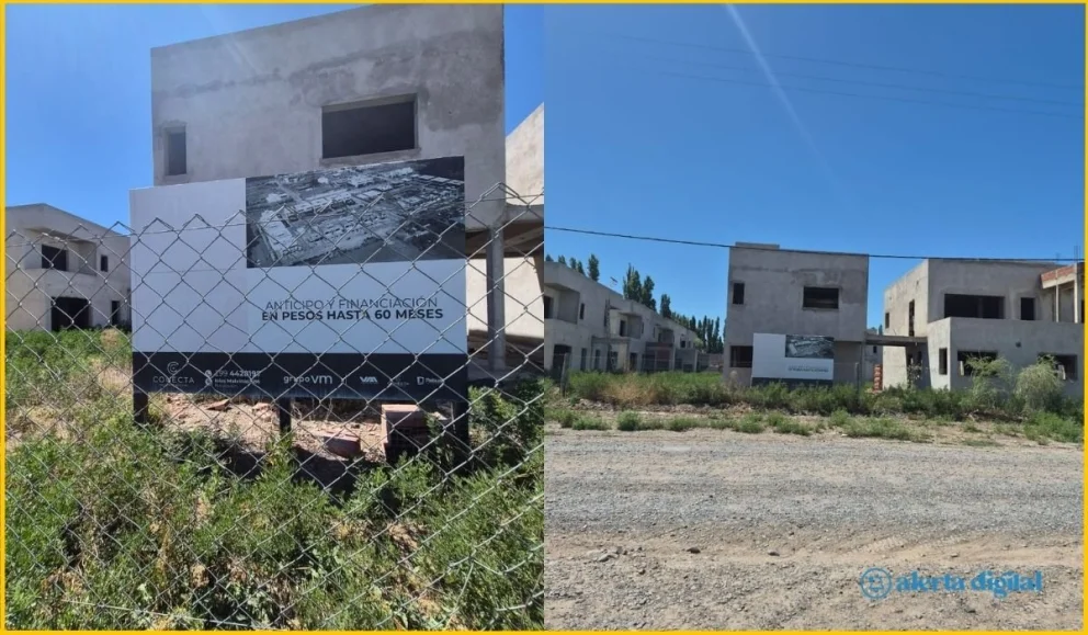 Así se encuentra el desarrollo inmobiliario “Vivo Confluencia”, proyecto que comenzó en 2016 y debía entregarse en 2023. Foto: Alerta Digital