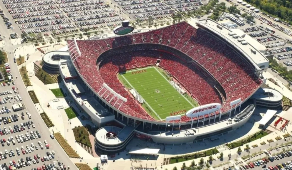 Estadio de los Kansas City Chief, donde Argentina hará su debut en el Mundial 2026. Foto: Clarín