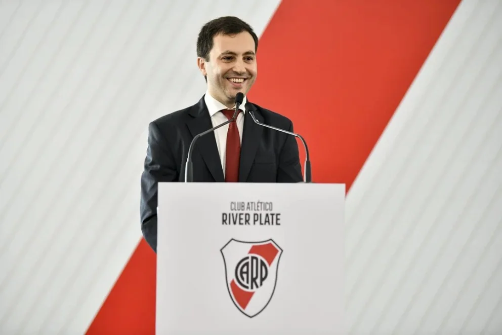 El presidente de River, Stefano Di Carlo.