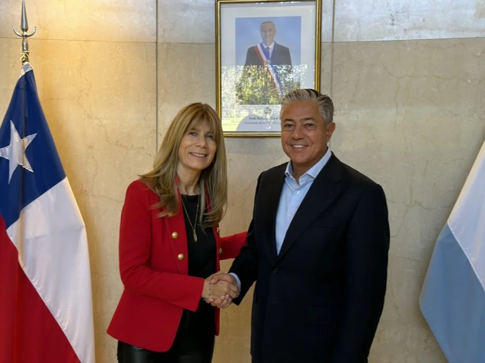 El gobernador neuquino mantuvo un encuentro con la ministra de Energía de Chile, en Buenos Aires. Foto: X