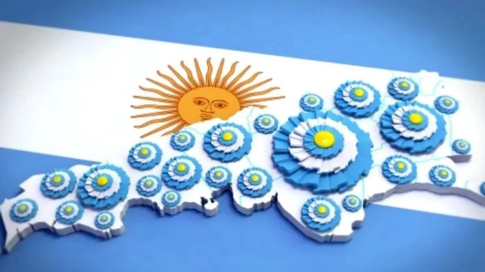 Los colores celeste y blanco tiñen la ropa de los argentinos cada 18 de mayo.
