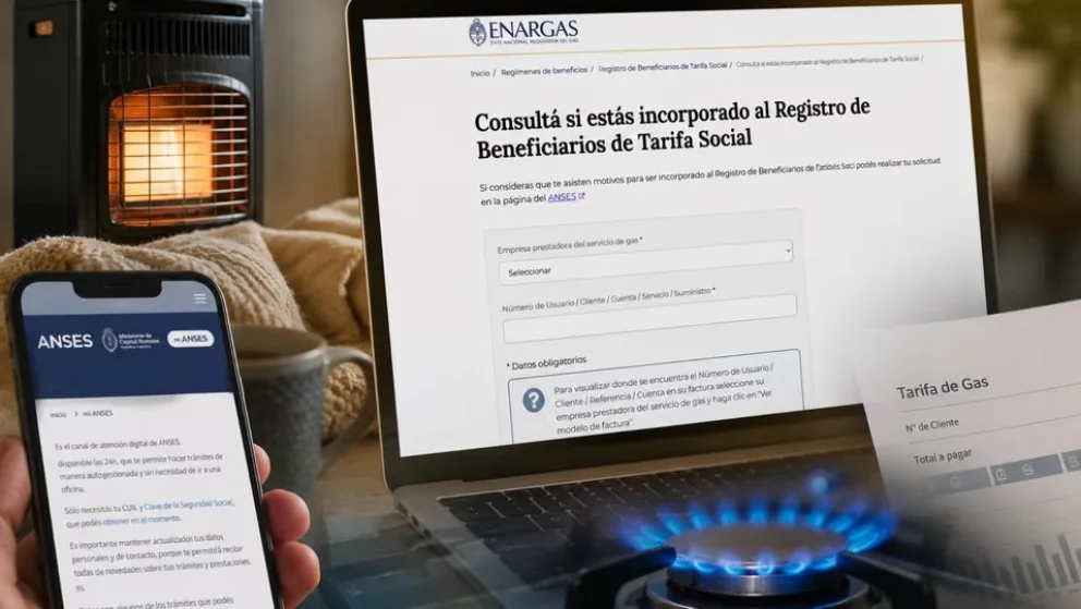 Qué pasos seguir para saber si la factura mensual de gas incluye subsidios nacionales. Foto: NA