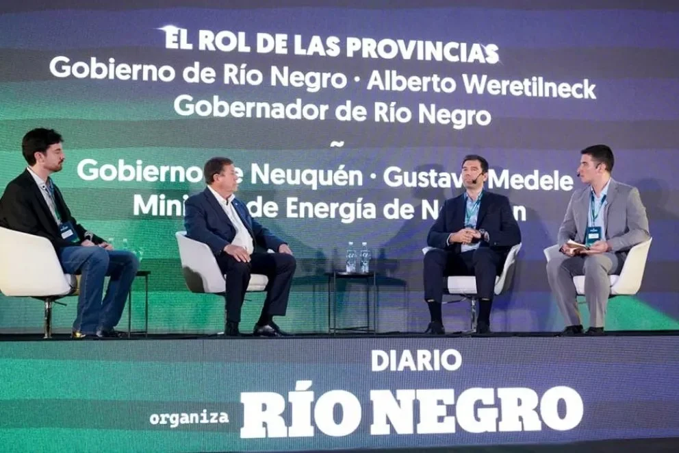 Medele participó de las Jornadas Energía ON junto al gobernador rionegrino Alberto Weretilneck.