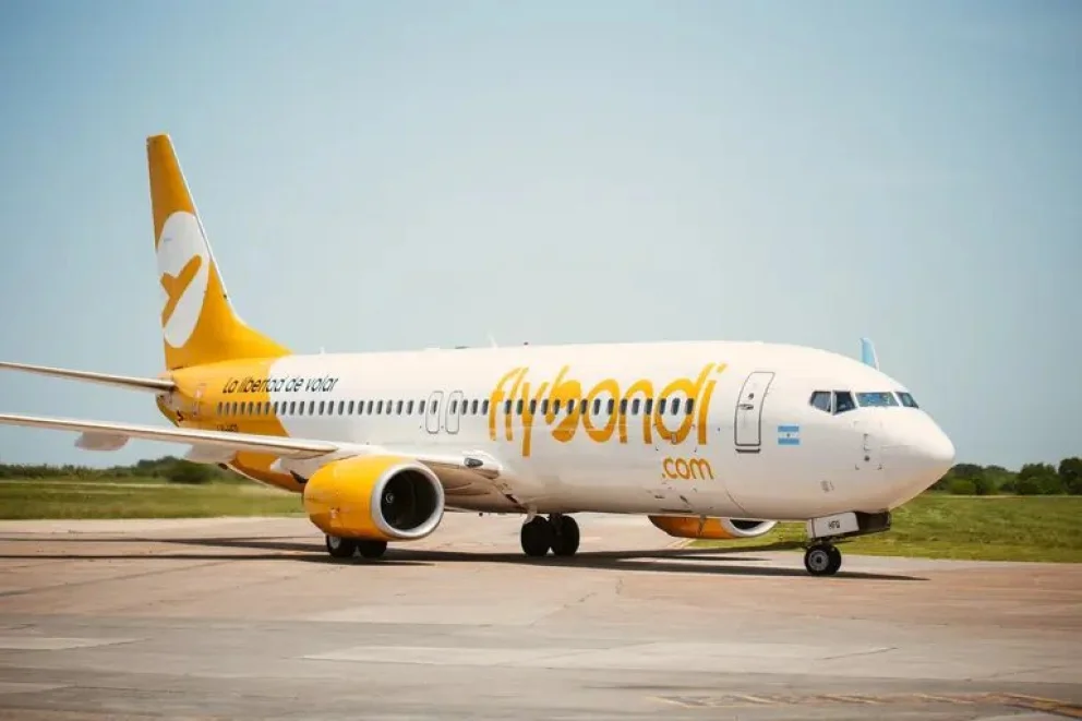 Por el momento, la situación de Flybondi se resolvió parcialmente, y pueden continuar operando. Foto: gentileza.
