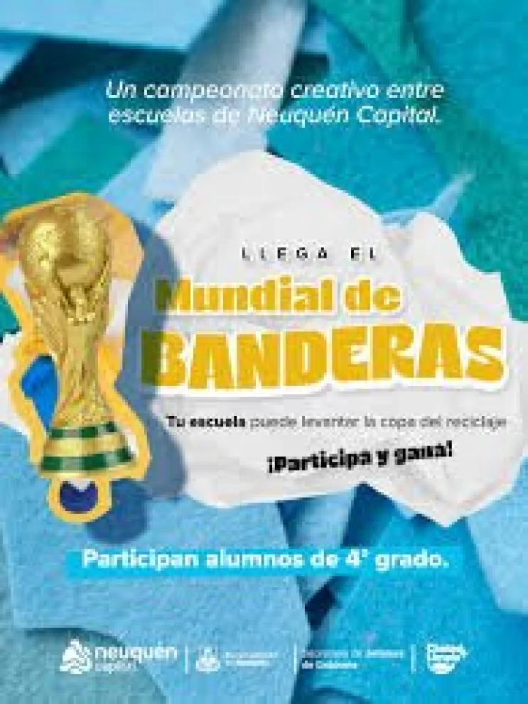 El concurso busca fomentar la conciencia ambiental y alentar el espíritu patriota. Para anotarse: https://weblogin.neuquencapital.gov.ar/apps/muniforms/#/forms/63RMYZ
