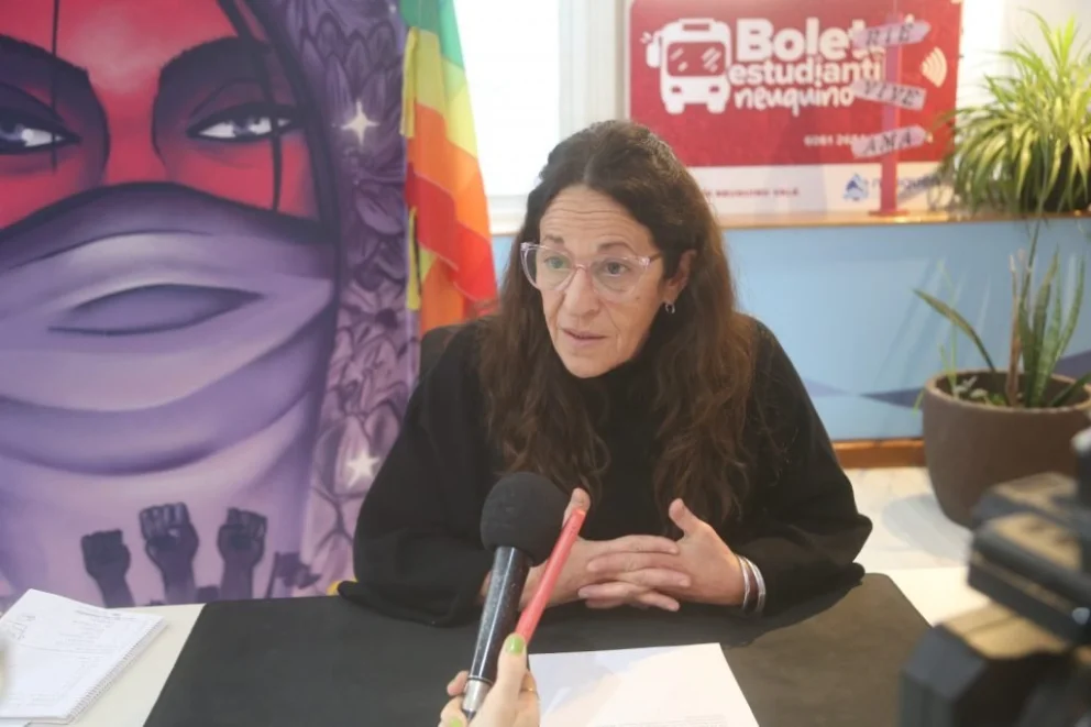 La secretaria de Derechos Humanos, Relaciones Institucionales y Cooperación Internacional, Luciana De Giovannetti.