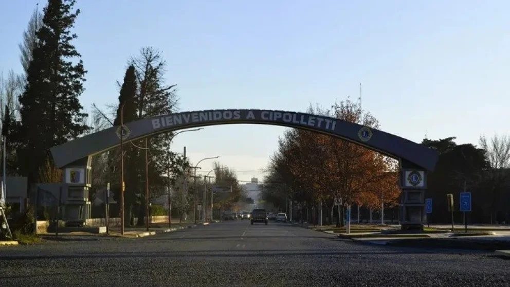 Entrada a Cipolletti. Foto: gentileza