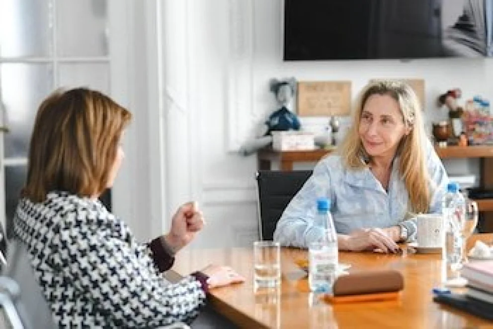 Karina Milei y Patricia Bullrich se reunieron este miércoles en el despacho de la secretaria general de la Presidencia, en la Casa Rosada.