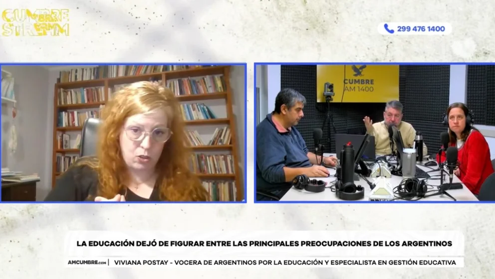 La especialista realizó declaraciones en el programa "Nada sucede dos veces", por AM Cumbre 1400, conducido por los periodistas Mario Nico González, Evangelina Zingoni y Lucas Jara. Foto: captura de video Cumbre Stream.