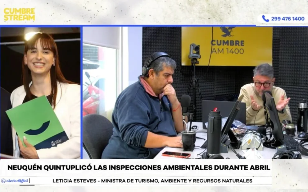 La funcionaria provincial realizó declaraciones en el programa "Nada sucede dos veces", por AM Cumbre 1400. Foto: captura de video Cumbre Stream.