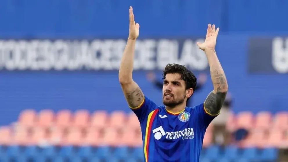 Arambarri con la camiseta del Getafe. Foto: archivo