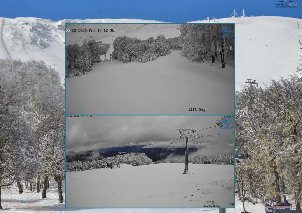 Las nevadas de las últimas horas en los centros de esquí neuquinos ya anticipan un atractivo sin igual. Foto: captura de video/archivo