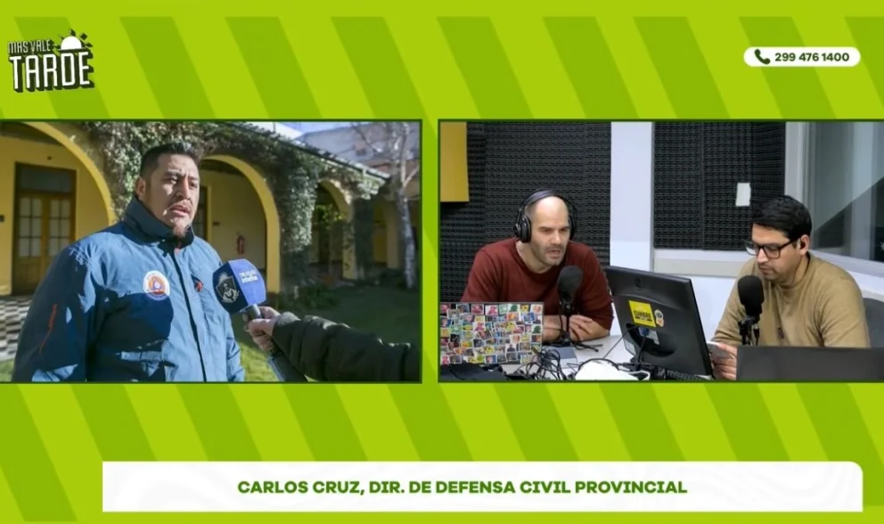 Carlos Cruz realizó declaraciones en el programa "Más vale tarde", con la conducción de los periodistas Juan Pablo Iozzia y Lucas Hernandorena. Foto: captura de video Cumbre Stream. 