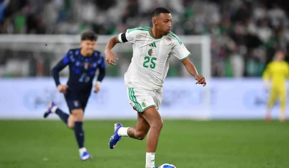 Los jugadores de Argelia calentaron el partido con Argentina. Foto: Getty Images