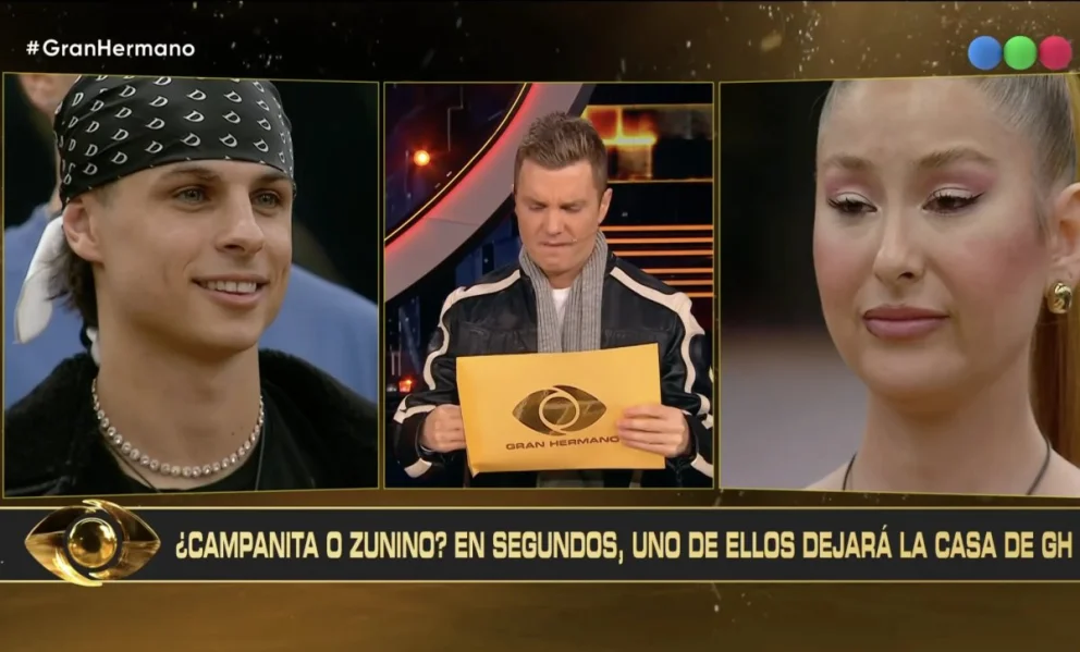 Franco Zunino mantuvo la calma en su salida de Telefe y saludó a cada uno de sus compañeros tras quedar eliminado.