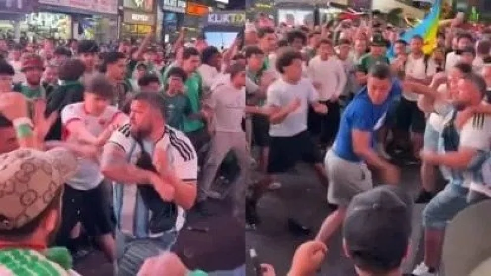 Problemas en el banderazo. Foto: captura