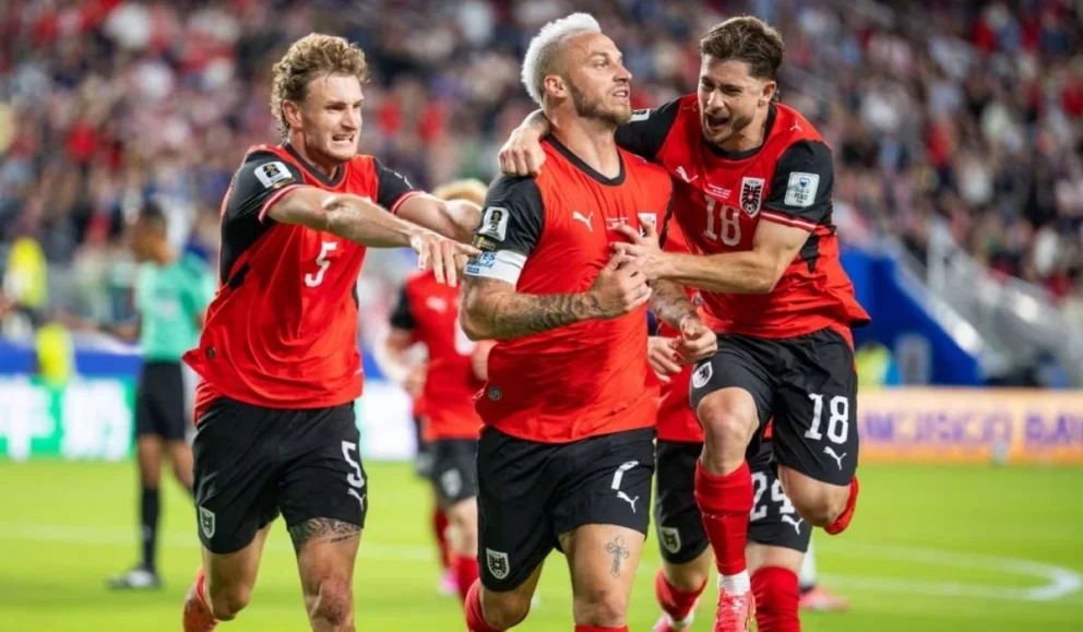 Austria le ganó a Jordania en su debut en el Mundial 2026. Foto: AFP