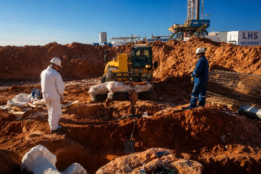 El trabajo de investigación en campo. Foto Unco.