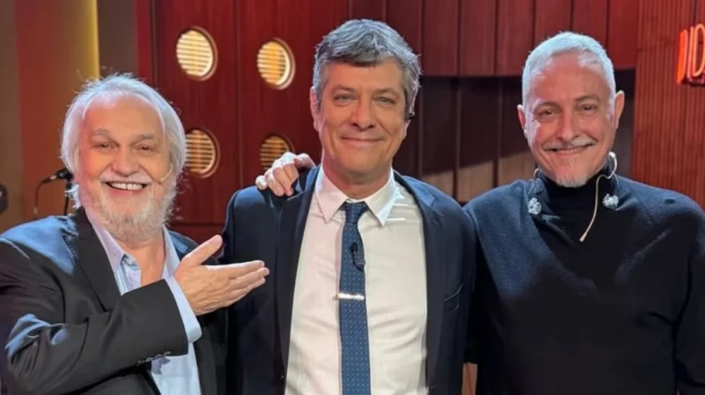 David Lebón y Pedro Aznar exhibieron su complicidad histórica ante las cámaras de eltrece