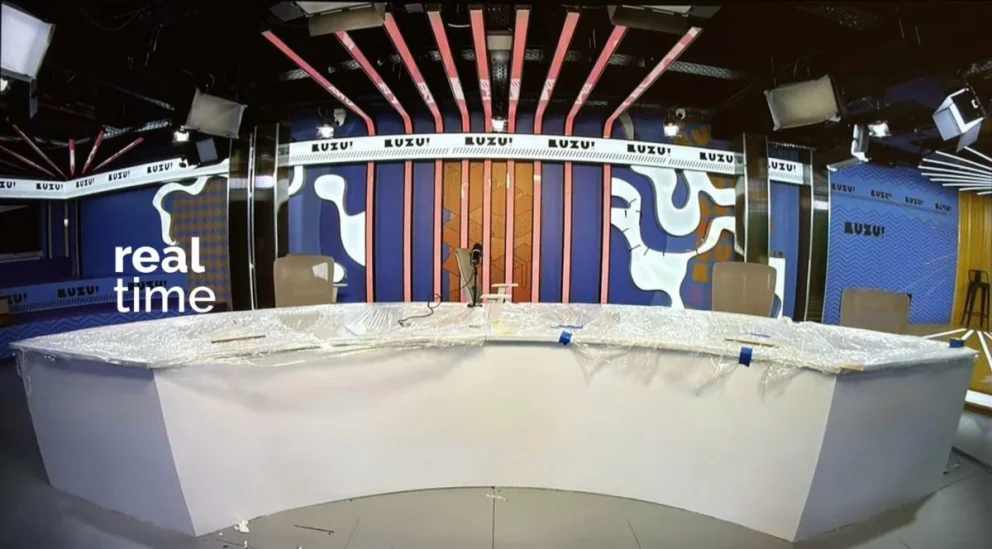 El estudio de Luzu TV. Foto Real Time.