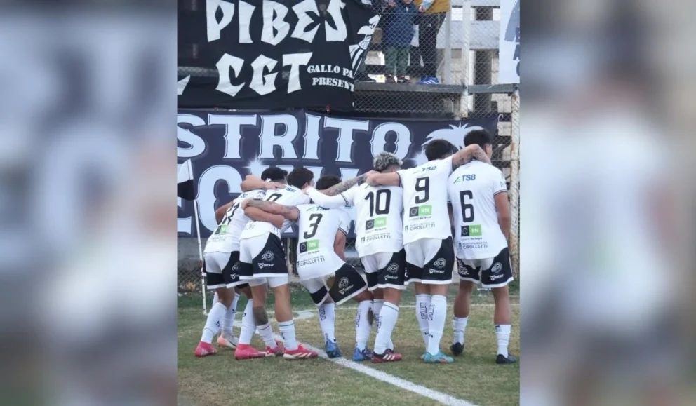 Cipolletti le ganó a Deportivo Rincón sobre la hora. Foto: Instagram Club Cipolletti