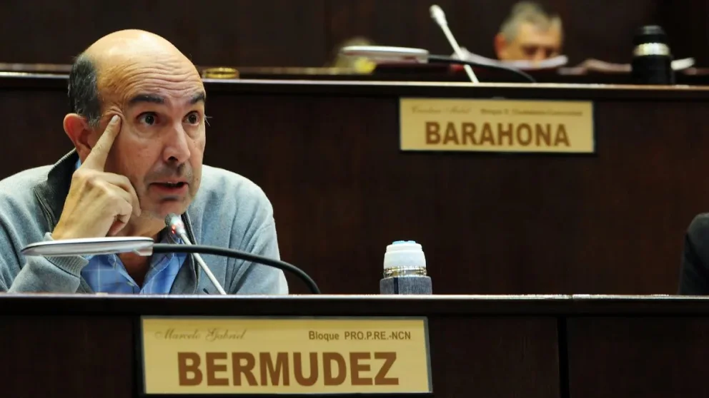 El legislador Marcelo Bermúdez.