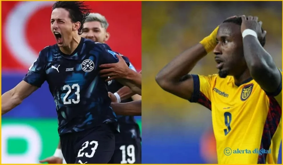 Ecuador y Paraguay se juegan la clasificación en el Mundial. 