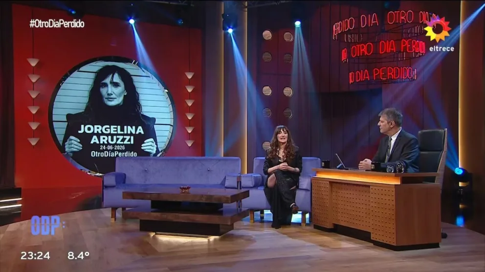 Jorgelina Aruzzi repasó en la pantalla de eltrece los pormenores de su etapa previa a la popularidad televisiva.