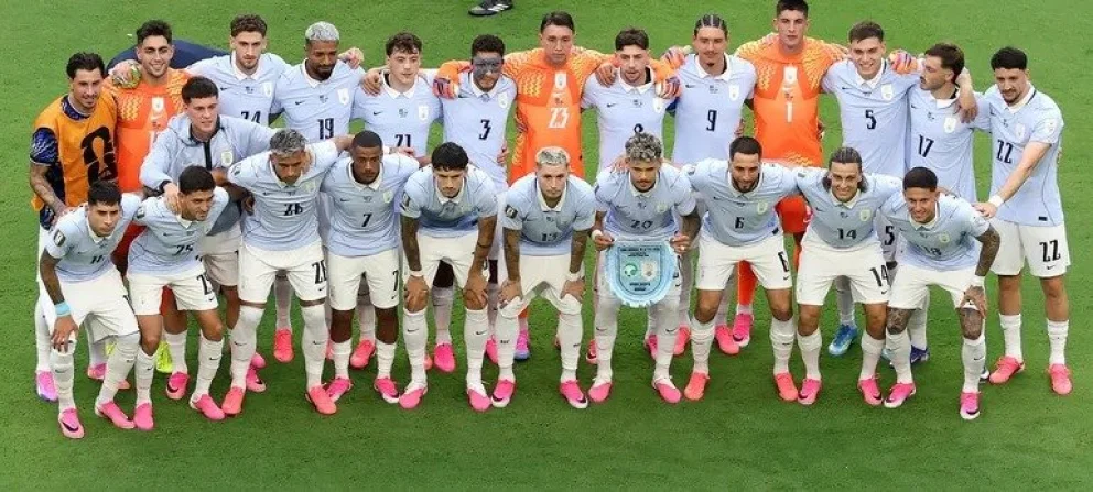 Los jugadores de la Selección Uruguaya. Foto: archivo
