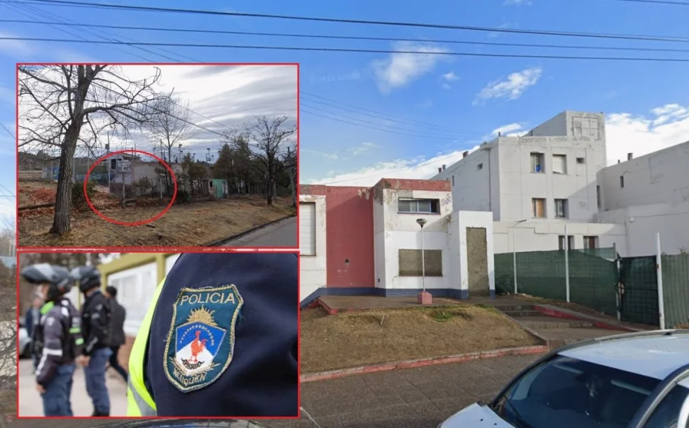El predio se encuentra abandonado y las personas en situación de calle ingresan por la calle Otto Neuman. Fotos: Google Maps/archivo