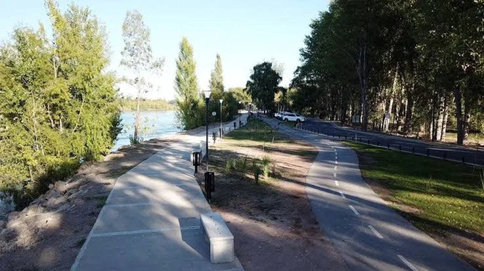 Una zona del Paseo Costero de Neuquén. Imagen ilustrativa.