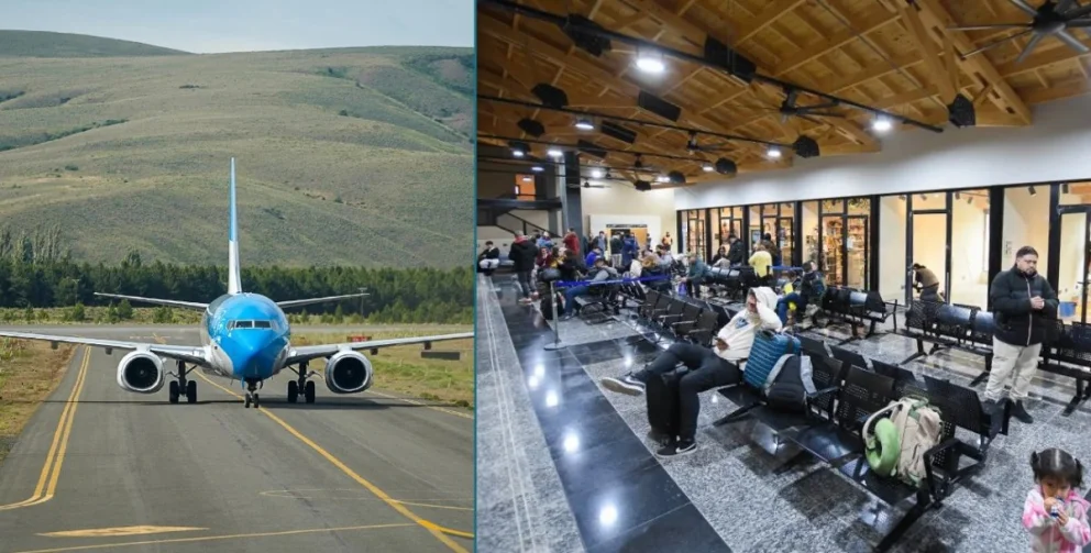 Mejoran el aeropuerto y se anuncian más vuelos para la temporada invernal en San Martín de los Andes. Fotos: archivo