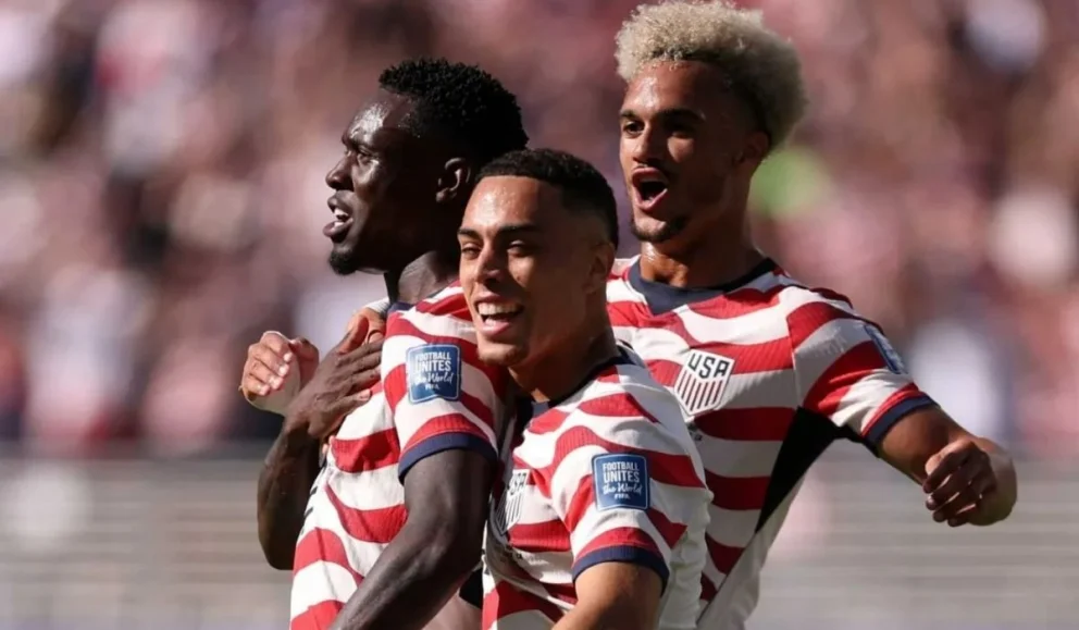 Folarin Balogun abrió el marcador para los anfitriones. Foto: TyC Sports