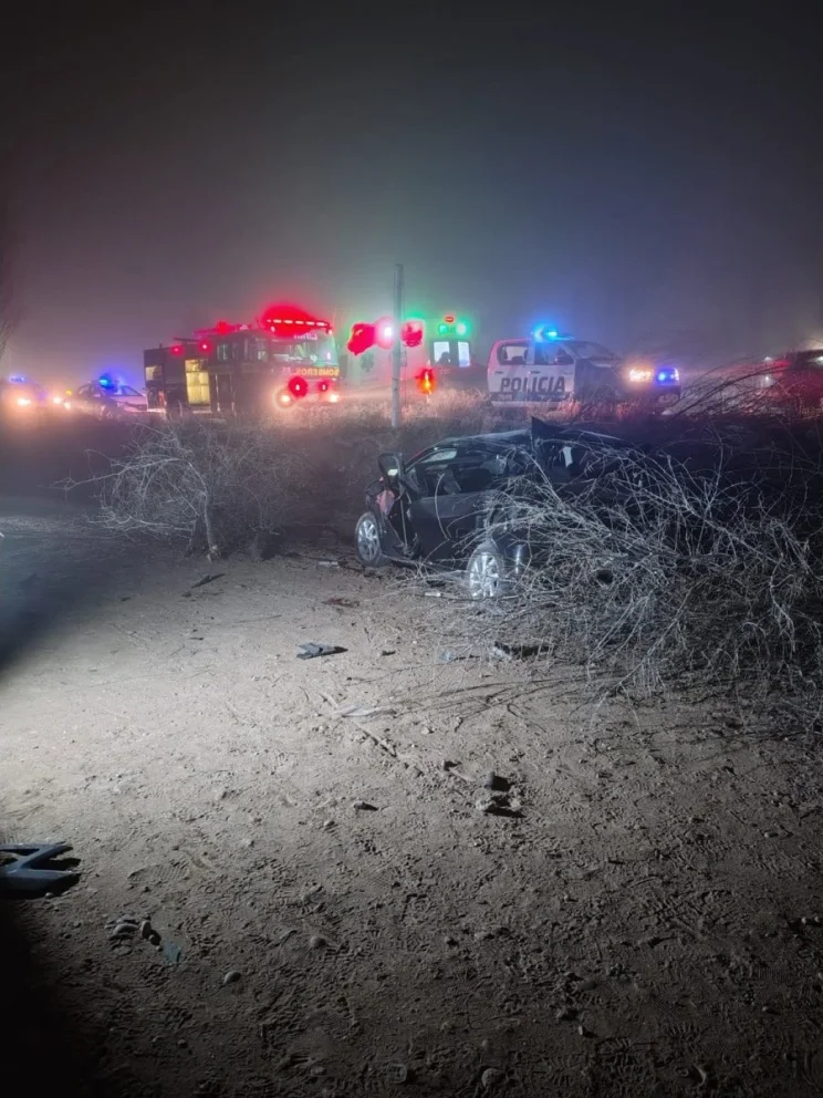 El vehículo involucrado fue un Volkswagen Gol.