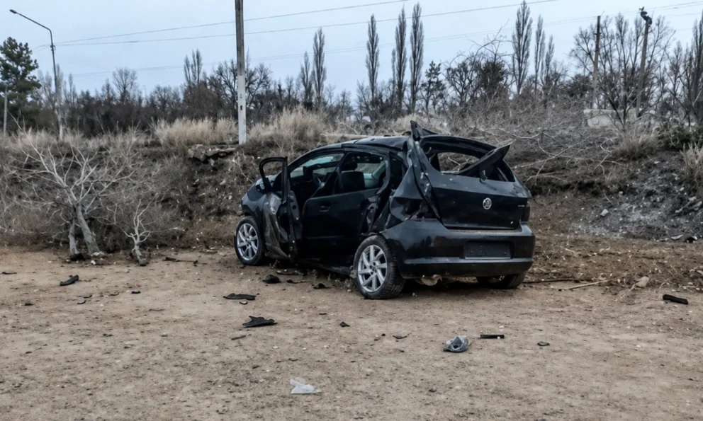 El vehículo involucrado fue un Volkswagen Gol.