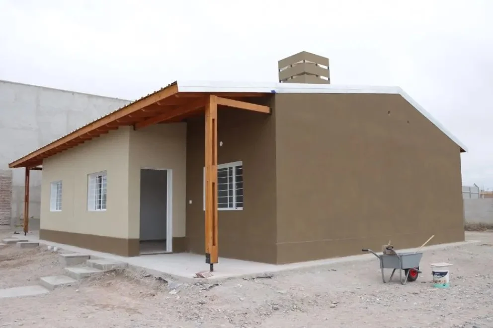 Así son las viviendas que se construyen en Balcón de la Meseta.