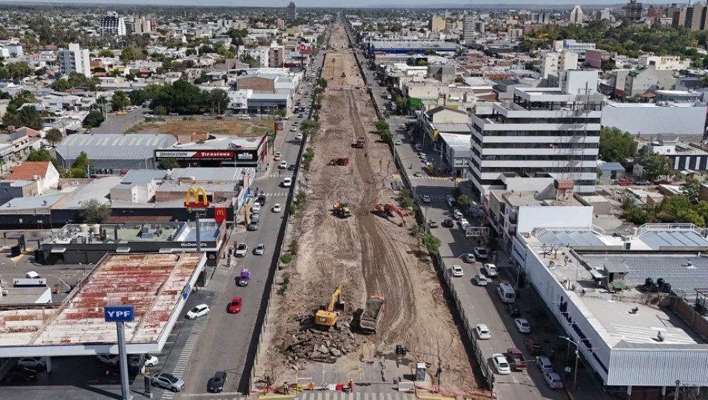 La Gran Avenida está en una nueva etapa de desarrollo. Fuente: Municipalidad de Neuquén.