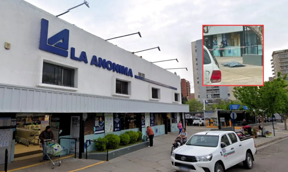 El hecho ocurrió frente a La Anónima de avenida Argentina y San Juan.
