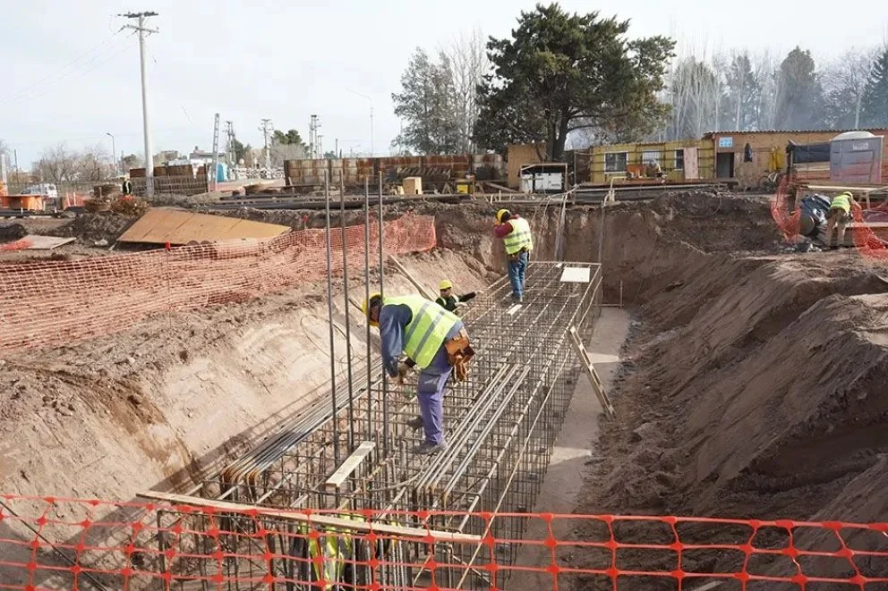 Las obras en el Acceso Norte de Neuquén.