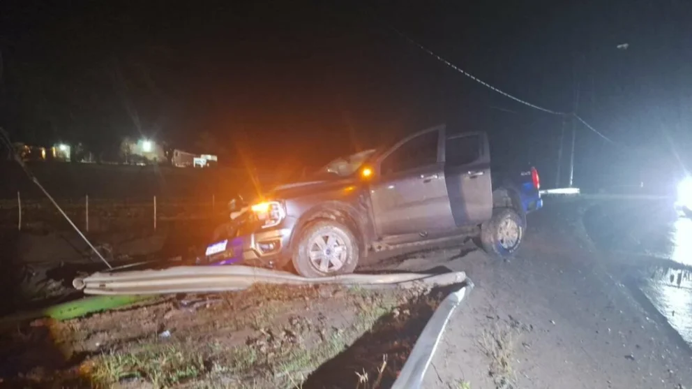 El choque ocurrió cerca de las 3 de la madrugada. Foto: gentileza