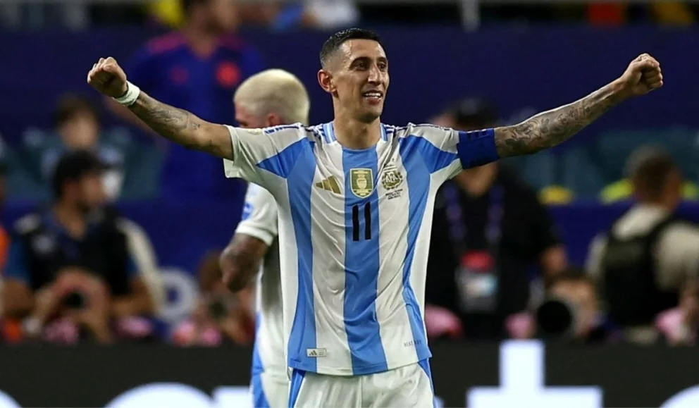 Ángel Di María les dedicó un emotivo mensaje a los jugadores de la Selección tras perder la final contra España. Foto: Olé