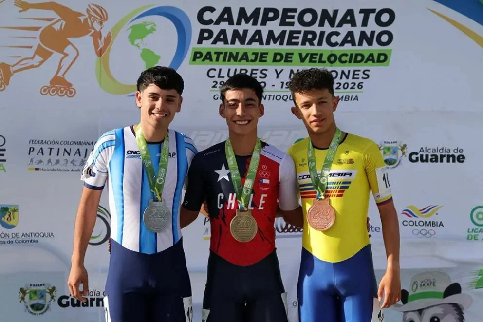 El neuquino Franco Carrasco brilló en la altura de Colombia. Foto: gentileza